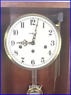 Howard Miller 4/4 Quarter Hour Westminster Chime Wall Clock Fully Serviced