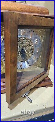Howard Miller 59th Anniversary Key Wound Mantel Clock 612-724 Westminster Chime