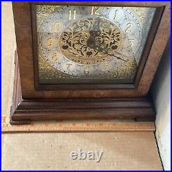 Howard Miller 59th Anniversary Westminster Chime Bracket Clock With Fancy Dial