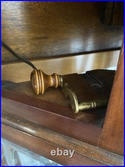 Howard Miller 610-441 Grandfather Clock withChime Runs Slow Sometimes Cherry Finis