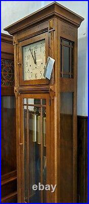 Howard Miller 610-804 Greene II Mission Style Heritage Oak Grandfather Clock