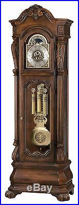 Howard Miller 611-025 (611025) Hamlin Grandfather Floor Clock Rustic Cherry