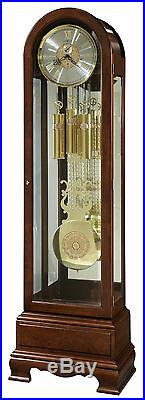 Howard Miller 611-204 (611204) Jasper Grandfather Floor Clock Cherry Bordeaux