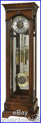 Howard Miller 611-224 Alford Cherry Flat Top Chiming Grandfather Clock