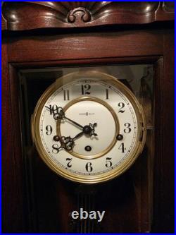 Howard Miller 612-221 Key-Wound Mechanical Wall Clock, Westminster Chime, Wood