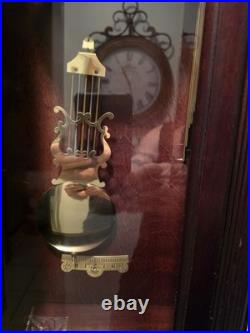 Howard Miller 612-221 Key-Wound Mechanical Wall Clock, Westminster Chime, Wood