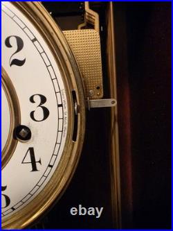 Howard Miller 612-221 Key-Wound Mechanical Wall Clock, Westminster Chime, Wood Howard Miller 612-221 Key-Wound Mechanical Wall Clock, Westminster Chime, Wood