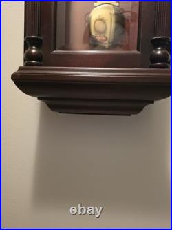 Howard Miller 612-221 Key-Wound Mechanical Wall Clock, Westminster Chime, Wood