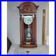 Howard Miller 612-221 Triple Chime Wall Clock Wood Case Pendulum with Key USA