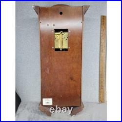 Howard Miller 612-221 Triple Chime Wall Clock Wood Case Pendulum with Key USA