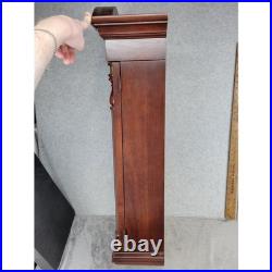 Howard Miller 612-221 Triple Chime Wall Clock Wood Case Pendulum with Key USA