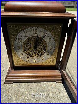 Howard Miller 612-427 59th Anniversary Key Wound Mantel Clock Westminster Chime