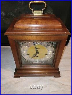 Howard Miller 612-429 Mantel Clock Triple Chime Germany 1050-020 No Key Included