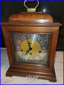 Howard Miller 612-429 Mantel Clock Triple Chime Germany 1050-020 No Key Included