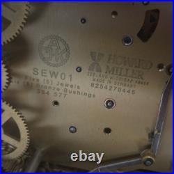 Howard Miller 612-436 Mechanical Westminster Chime Mantel Clock Wood Analog