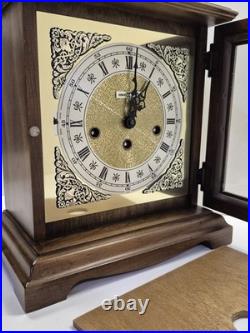 Howard Miller 612-437 Graham Bracket Cherry Mantel Westminster Chime Keyed Clock
