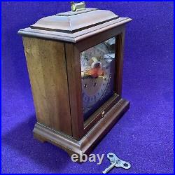 Howard Miller 612-437 Key Mantel Clock Westminster Chime Cherry Edison Detroit