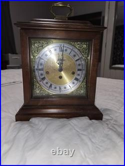 Howard Miller 612-437 Westminster Chime Mechanical Key-Wind Walnut Mantel Clock