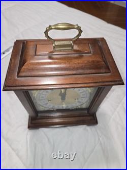 Howard Miller 612-437 Westminster Chime Mechanical Key-Wind Walnut Mantel Clock