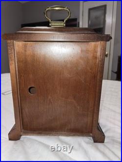 Howard Miller 612-437 Westminster Chime Mechanical Key-Wind Walnut Mantel Clock