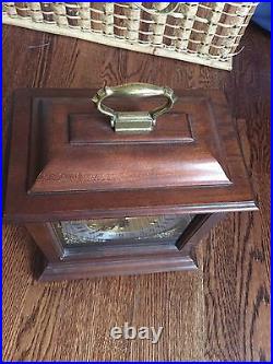 Howard Miller 612-437 Wooden Mantle Clock Hermles Movement 340-020 West Germany