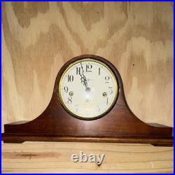 Howard Miller 612-439 Mantel Clock Westminster Chime Mechanical Wood Brass