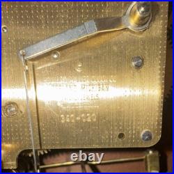 Howard Miller 612-439 Mantel Clock Westminster Chime Mechanical Wood Brass