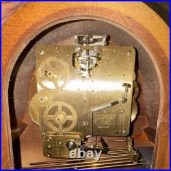 Howard Miller 612-439 Mantel Clock Westminster Chime Mechanical Wood Brass
