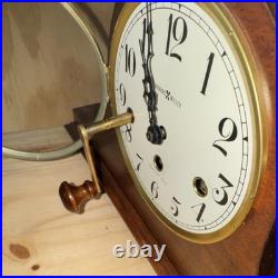 Howard Miller 612-439 Mantel Clock Westminster Chime Mechanical Wood Brass