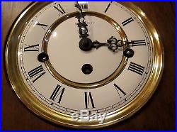 Howard Miller 612-462 Oak Wall Clock Westminster Chimes