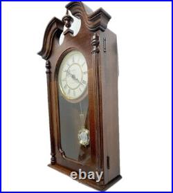 Howard Miller 612-697 Westminster Chime Wall Clock Excellent Condition