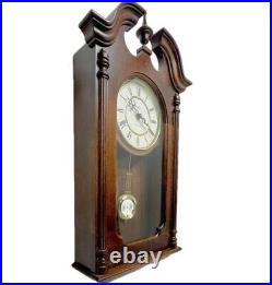 Howard Miller 612-697 Westminster Chime Wall Clock Excellent Condition