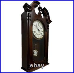 Howard Miller 612-697 Westminster Chime Wall Clock Excellent Condition