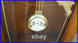 Howard Miller 612-700 Westminster Chime Wall Clock Quartz Tested EC 25X13 ½ X5