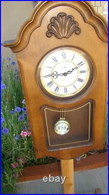 Howard Miller 612-700 Westminster Chime Wall Clock Quartz Tested EC 25X13 ½ X5