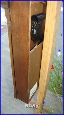 Howard Miller 612-700 Westminster Chime Wall Clock Quartz Tested EC 25X13 ½ X5