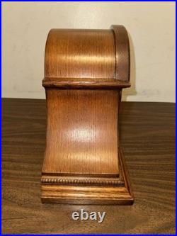 Howard Miller 613-102 Oak Mantel Clock Mechanical Westminster Chime