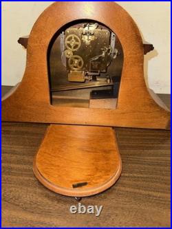 Howard Miller 613-102 Oak Mantel Clock Mechanical Westminster Chime