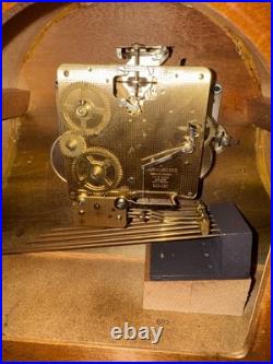 Howard Miller 613-102 Oak Mantel Clock Mechanical Westminster Chime