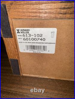 Howard Miller 613-102 Oak Mantel Clock Mechanical Westminster Chime
