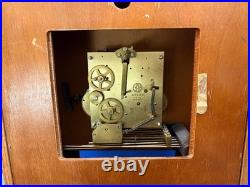 Howard Miller 613-108 Oak Wind Up Wall Clock Westminster Chime NO KEY