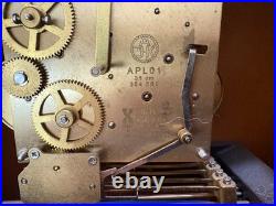 Howard Miller 613-108 Oak Wind Up Wall Clock Westminster Chime NO KEY