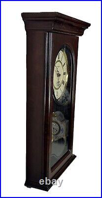 Howard Miller 613-164 Pendulum Wall Clock Triple Chime Includes Westminster 4/4