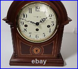 Howard Miller 613-180 Barrister Mantel Clock Key Westminster Chimes Video