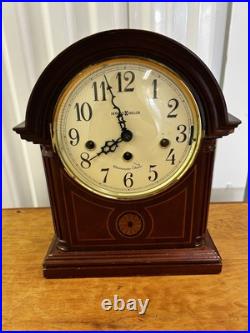 Howard Miller 613-180 Barrister Mantel Clock No Key Home Decor Table Top Clock