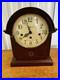 Howard Miller 613-180 Barrister Mantel Clock No Key Home Decor Table Top Clock