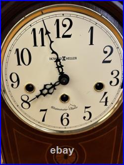 Howard Miller 613-180 Barrister Mantel Clock No Key Home Decor Table Top Clock