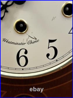 Howard Miller 613-180 Barrister Mantel Clock No Key Home Decor Table Top Clock