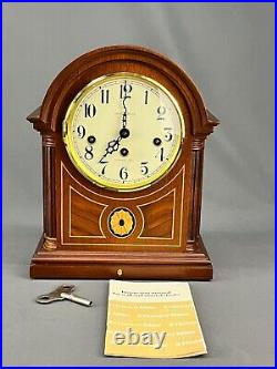 Howard Miller(613-180) Barrister Mantel Clock Westminster Chime, 340-020 + Key