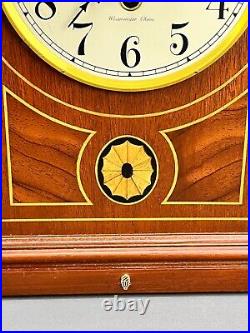 Howard Miller(613-180) Barrister Mantel Clock Westminster Chime, 340-020 + Key